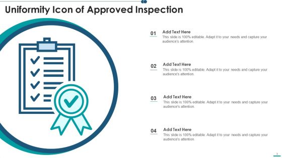 Uniformity Icon Ppt PowerPoint Presentation Complete Deck With Slides