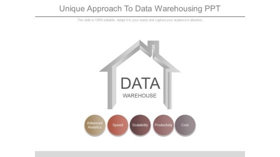 Unique Approach To Data Warehousing Ppt