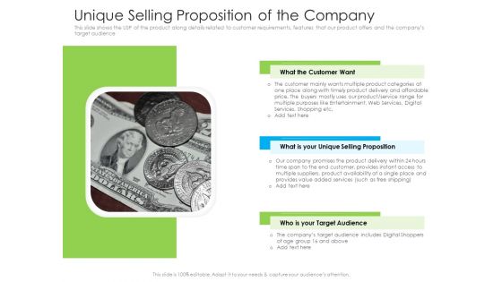 Unique Selling Proposition Of The Company Ppt Pictures Icon PDF Unique Selling Proposition Of The Company Ppt Pictures Icon PDF