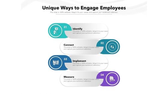 Unique Ways To Engage Employees Ppt PowerPoint Presentation Pictures Slideshow PDF