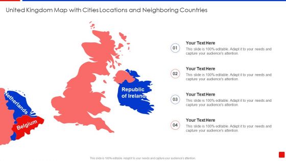 United Kingdom Map With Cities Locations And Neighboring Countries Template PDF United Kingdom Map With Cities Locations And Neighboring Countries Template PDF