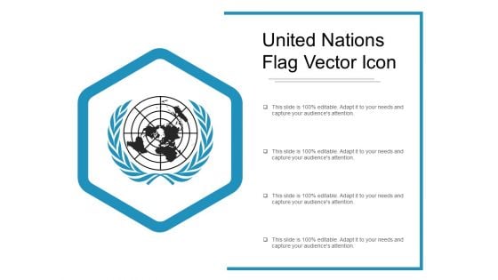 United Nations Flag Vector Icon Ppt PowerPoint Presentation Layouts Master Slide