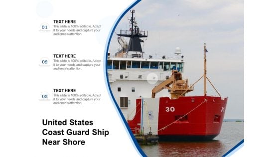 United States Coast Guard Ship Near Shore Ppt PowerPoint Presentation File Clipart Images PDF