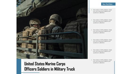 United States Marine Corps Officers Soldiers In Military Truck Ppt PowerPoint Presentation File Background Designs PDF United States Marine Corps Officers Soldiers In Military Truck Ppt PowerPoint Presentation File Background Designs PDF