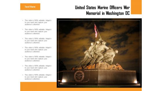 United States Marine Officers War Memorial In Washington DC Ppt PowerPoint Presentation Model Example Topics PDF