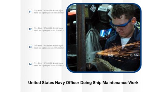 United States Navy Officer Doing Ship Maintenance Work Ppt PowerPoint Presentation Example 2015 PDF