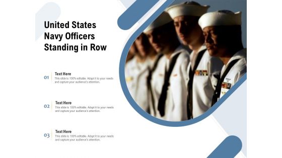 United States Navy Officers Standing In Row Ppt PowerPoint Presentation Infographic Template Show PDF
