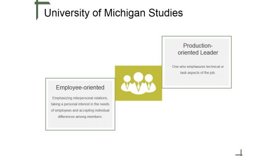 University Of Michigan Studies Ppt PowerPoint Presentation Slide Download
