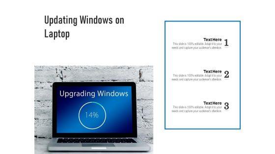 Updating Windows On Laptop Ppt PowerPoint Presentation Layouts Layout PDF