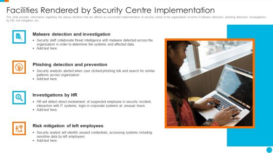 Upgrading Total Project Safety IT Facilities Rendered By Security Centre Implementation Sample PDF