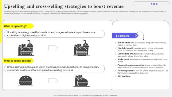 Upselling And Cross Selling Strategies To Boost Revenue Pictures PDF