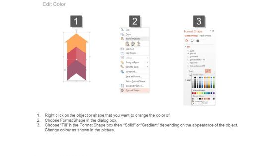 Upward Arrow With Icons For Growth Planning Powerpoint Template