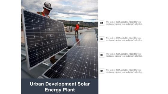 Urban Development Solar Energy Plant Ppt PowerPoint Presentation Outline Graphic Tips