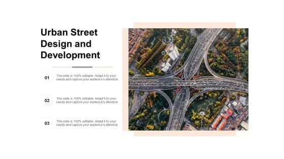 Urban Street Design And Development Ppt PowerPoint Presentation Summary Introduction