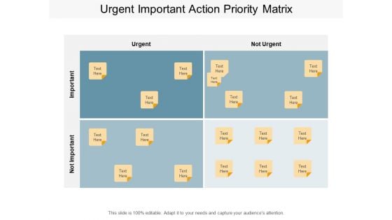 Urgent Important Action Priority Matrix Ppt PowerPoint Presentation Layouts Example Topics