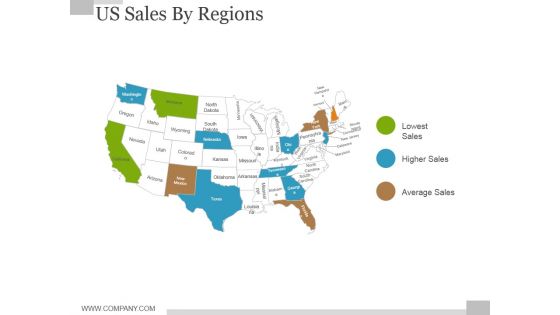 Us Sales By Regions Ppt PowerPoint Presentation Infographics Graphics