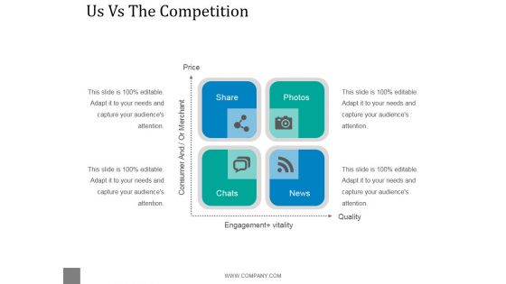 Us Vs The Competition Ppt PowerPoint Presentation Icon