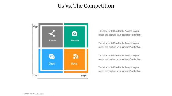 Us Vs The Competition Ppt PowerPoint Presentation Outline Background Us Vs The Competition Ppt PowerPoint Presentation Outline Background