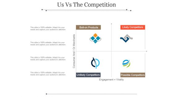 Us Vs The Competition Ppt PowerPoint Presentation Samples