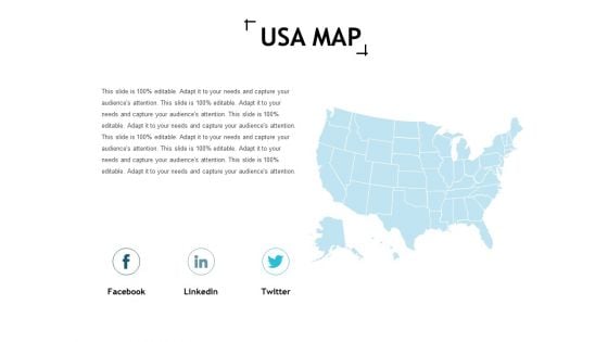 Usa Map Management Ppt Powerpoint Presentation Examples