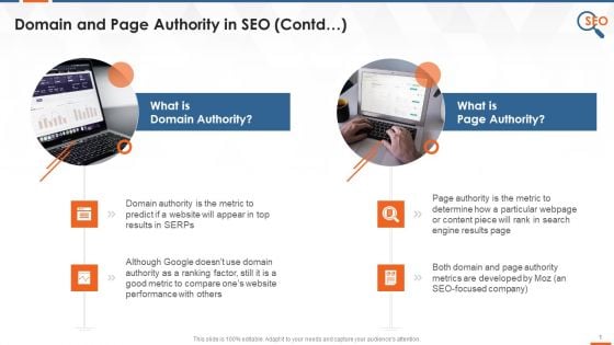 Usability Of Domain And Page Authority Training Ppt