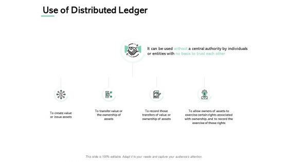 Use Of Distributed Ledger Gears Ppt PowerPoint Presentation Model Outfit