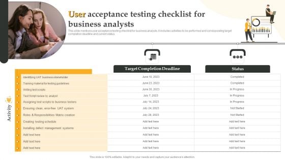 User Acceptance Testing Checklist For Business Analysts Guidelines PDF User Acceptance Testing Checklist For Business Analysts Guidelines PDF