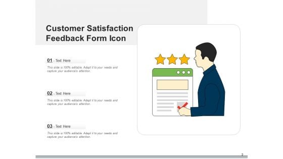 User Contentment Icon Employee Reviews Ppt PowerPoint Presentation Complete Deck