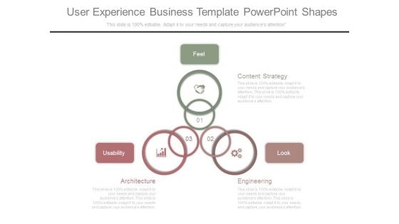 User Experience Business Template Powerpoint Shapes