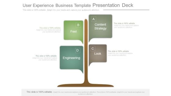 User Experience Business Template Presentation Deck