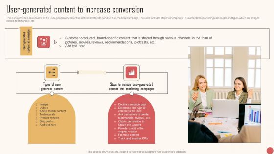 User Generated Content To Increase Conversion Formats PDF