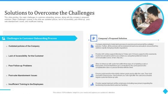 User Onboarding Process Development Solutions To Overcome The Challenges Demonstration PDF