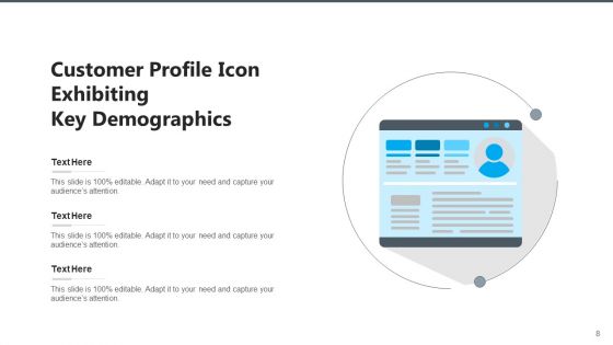 User Portfolio Icon Demographics Ppt PowerPoint Presentation Complete Deck With Slides