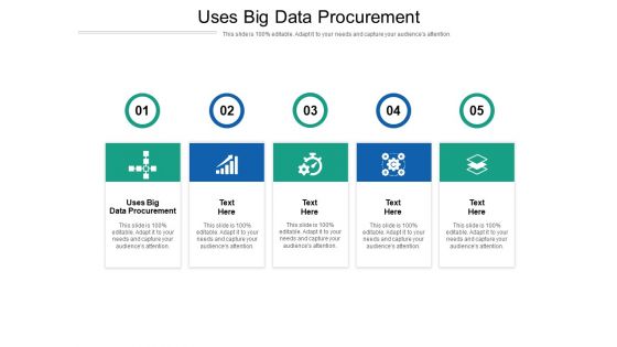 Uses Big Data Procurement Ppt PowerPoint Presentation Model Gridlines Cpb Pdf