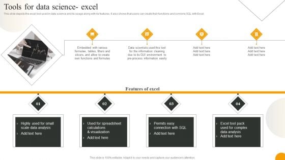 Using Data Science Technologies For Business Transformation Tools For Data Science Excel Brochure PDF