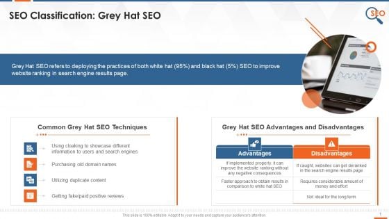 Using Grey Hat SEO For Website Ranking Improvement Training Ppt