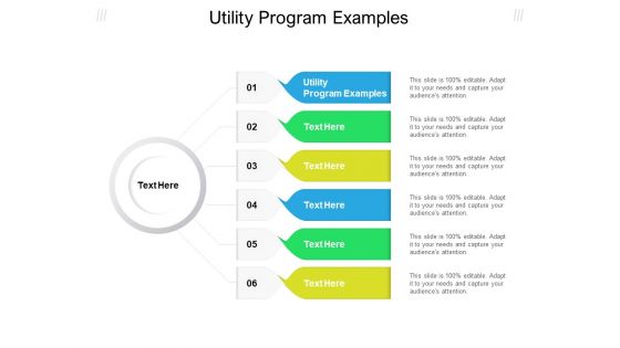 Utility Program Examples Ppt PowerPoint Presentation Professional Inspiration Cpb