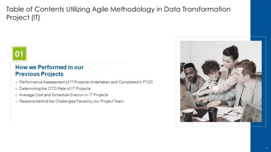 Utilizing Agile Methodology In Data Transformation Project IT Ppt PowerPoint Presentation Complete With Slides