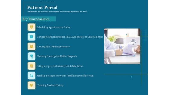 Utilizing Cyber Technology For Change Process Patient Portal Inspiration PDF