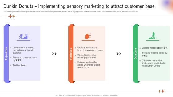 Utilizing Neuromarketing Techniques Dunkin Donuts Implementing Sensory Marketing Portrait PDF