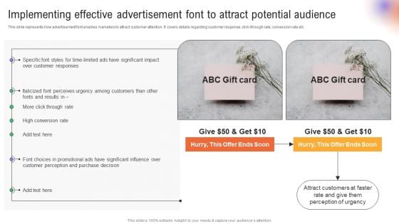 Utilizing Neuromarketing Techniques Implementing Effective Advertisement Font To Rules PDF