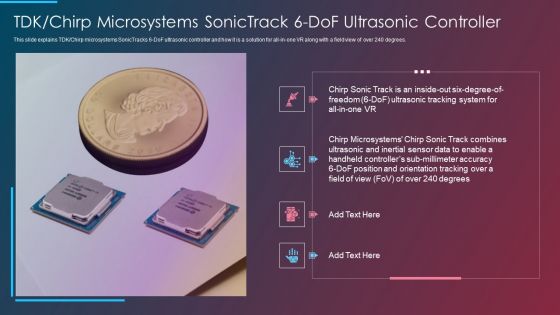 VR And AR IT TDK Chirp Microsystems Sonictrack 6 Dof Ultrasonic Controller Ppt Gallery Examples PDF