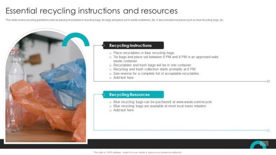 Valet Waste Removal Services Essential Recycling Instructions And Resources Rules PDF