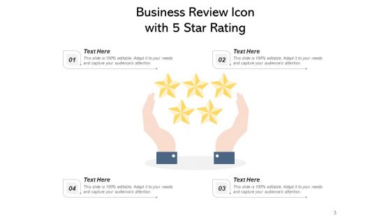 Valuation Icon Business Rating Business Review Ppt PowerPoint Presentation Complete Deck