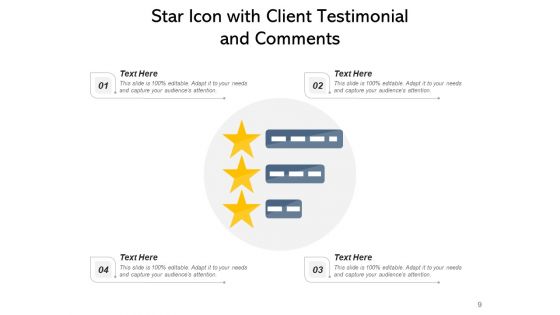 Valuation Icon Business Rating Business Review Ppt PowerPoint Presentation Complete Deck