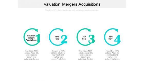 Valuation Mergers Acquisitions Ppt PowerPoint Presentation Show Maker Cpb