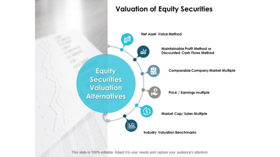 Valuation Of Equity Securities Ppt PowerPoint Presentation Inspiration Picture