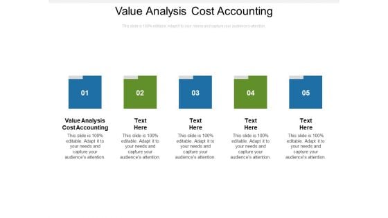 Value Analysis Cost Accounting Ppt PowerPoint Presentation Layouts Slide Portrait Cpb Pdf