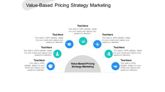 Value Based Pricing Strategy Marketing Ppt PowerPoint Presentation Gallery Template