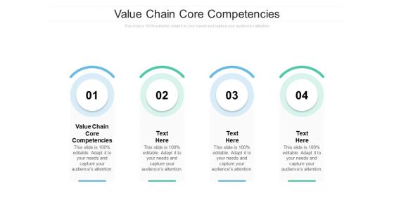 Value Chain Core Competencies Ppt PowerPoint Presentation Slides Themes Cpb